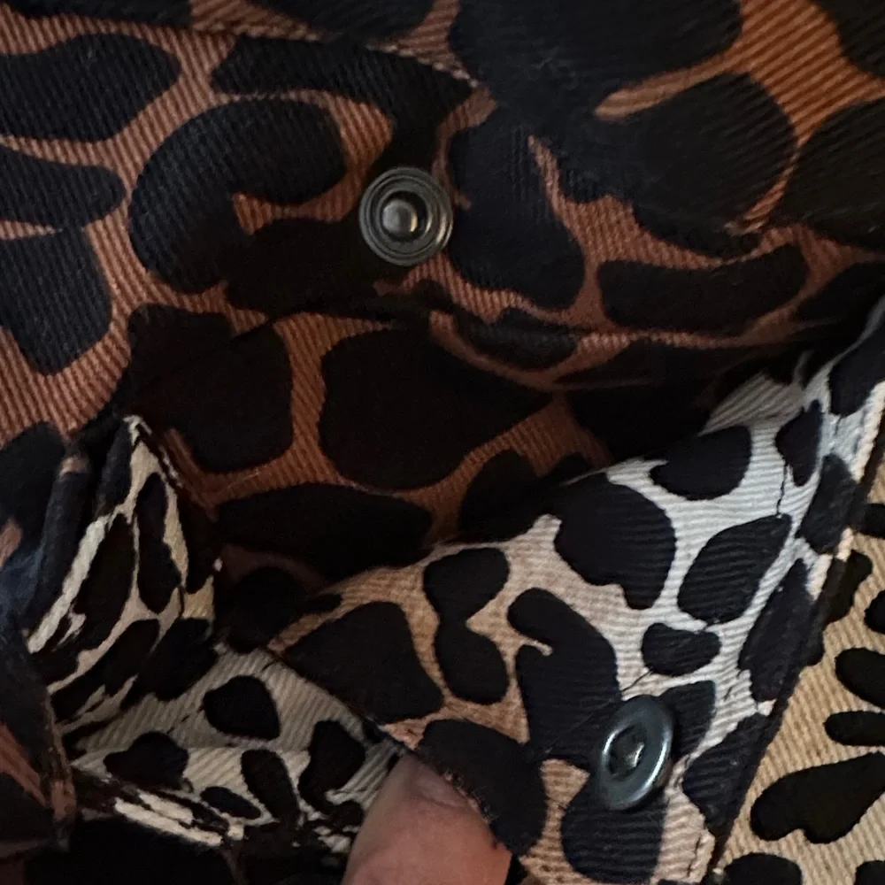 Derek Lam Black and Brown Patterned Pencil Skirt